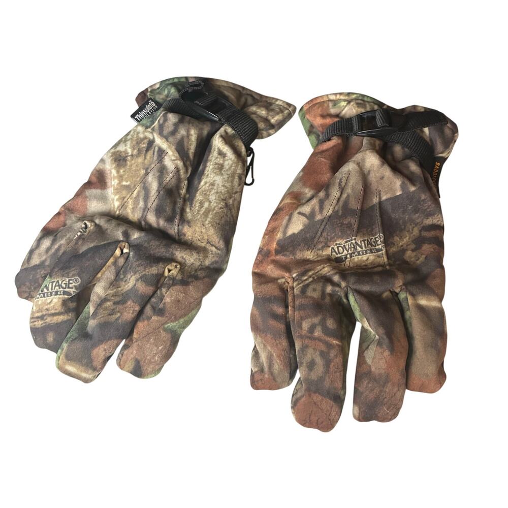 Realtree Gloves Thinsulate Insulation 40 Gram Men’s Large Camo Hunting Winter